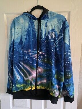 Threyda "Self-Scientific" hoodie  limited-edition reversible satin jacket
